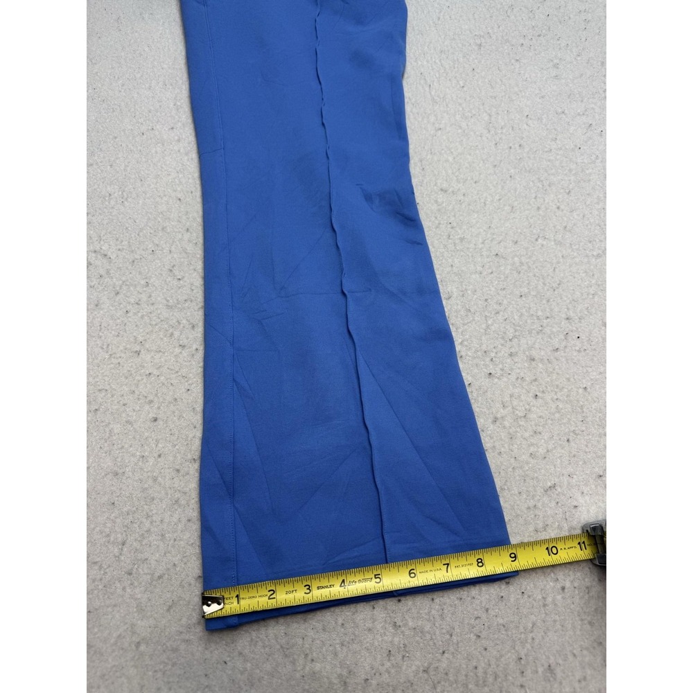 Spanx Pants Womens Large Blue Ponte Flare Leg Pull On Stretch Dress Office - Picture 7 of 9